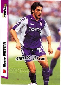 Cromo Mauro Bressan - Pianeta Calcio 1999-2000 - Ds