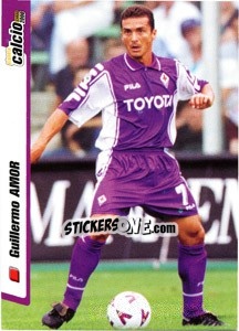 Sticker Guillermo Amor - Pianeta Calcio 1999-2000 n. 56 - Ds