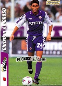 Sticker Christian Amoroso - Pianeta Calcio 1999-2000 n. 57 - Ds