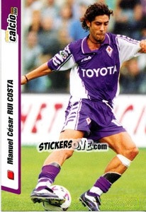 Sticker Manuel Cesar Rui Costa - Pianeta Calcio 1999-2000 n. 60 - Ds
