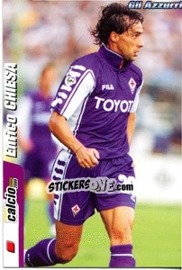 Cromo Enrico Chiesa - Pianeta Calcio 1999-2000 - Ds