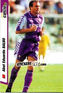 Sticker Abel Balbo - Pianeta Calcio 1999-2000 n. 64 - Ds