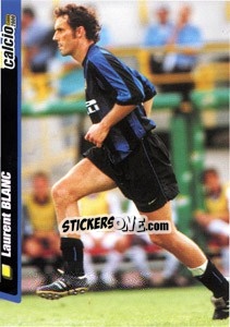 Figurina Laurent Blanc - Pianeta Calcio 1999-2000 - Ds