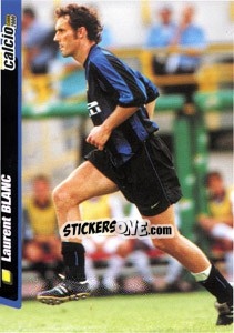 Sticker Laurent Blanc - Pianeta Calcio 1999-2000 n. 67 - Ds