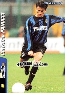 Figurina Christian Panucci - Pianeta Calcio 1999-2000 - Ds