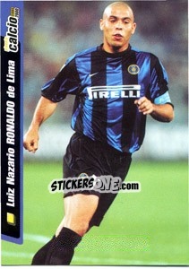 Figurina Ronaldo - Pianeta Calcio 1999-2000 - Ds