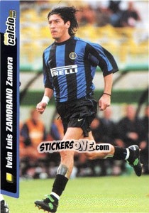 Figurina Ivan Zamorano - Pianeta Calcio 1999-2000 - Ds