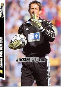 Cromo Edwin van der Sar - Pianeta Calcio 1999-2000 - Ds