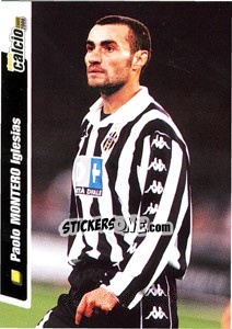 Figurina Paolo Montero - Pianeta Calcio 1999-2000 - Ds