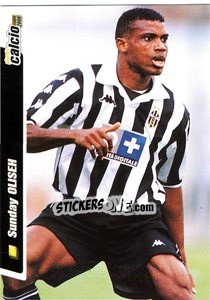 Figurina Sunday Oliseh - Pianeta Calcio 1999-2000 - Ds