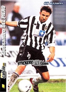 Cromo Alessandro Del Piero - Pianeta Calcio 1999-2000 - Ds