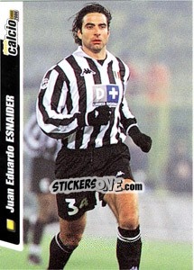 Cromo Juan Eduardo Esnaider - Pianeta Calcio 1999-2000 n. 104 - Ds