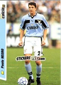 Sticker Paolo Negro - Pianeta Calcio 1999-2000 n. 107 - Ds