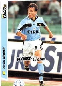 Sticker Pavel Nedved - Pianeta Calcio 1999-2000 n. 116 - Ds