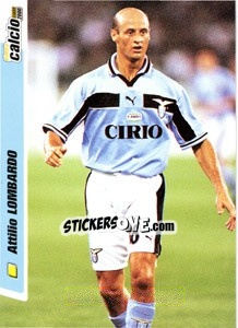 Figurina Attilio Lombardo - Pianeta Calcio 1999-2000 - Ds