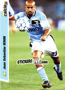 Sticker Juan Sebastian Veron - Pianeta Calcio 1999-2000 n. 120 - Ds