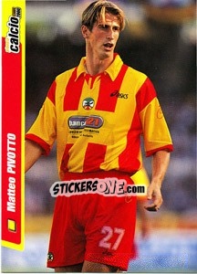 Sticker Matteo Pivotto - Pianeta Calcio 1999-2000 n. 128 - Ds