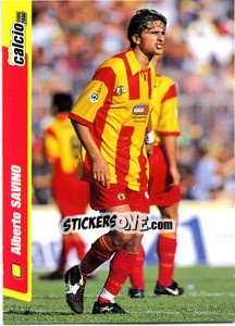 Sticker Alberto Savino - Pianeta Calcio 1999-2000 - Ds