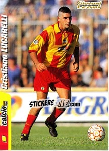 Cromo Cristiano Lucarelli - Pianeta Calcio 1999-2000 - Ds