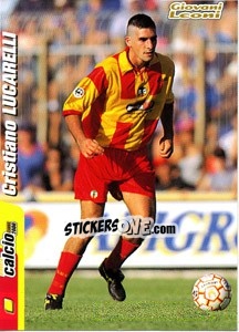 Figurina Cristiano Lucarelli - Pianeta Calcio 1999-2000 - Ds