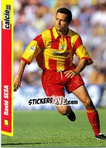 Sticker David Sesa - Pianeta Calcio 1999-2000 n. 137 - Ds