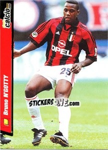 Figurina Bruno N'Gotty - Pianeta Calcio 1999-2000 - Ds