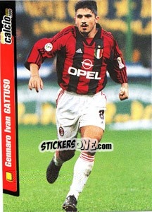 Figurina Gennaro Gattuso - Pianeta Calcio 1999-2000 - Ds