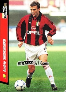 Sticker Andriy Shevchenko - Pianeta Calcio 1999-2000 n. 158 - Ds