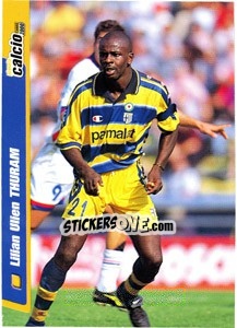 Sticker Lilian Thuram - Pianeta Calcio 1999-2000 n. 164 - Ds