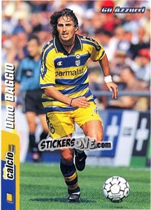 Sticker Dino Baggio - Pianeta Calcio 1999-2000 n. 167 - Ds