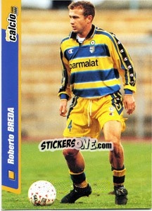 Figurina Roberto Breda - Pianeta Calcio 1999-2000 - Ds