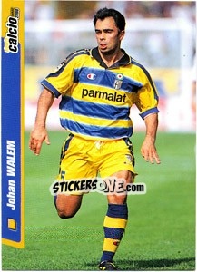 Figurina Johan Walem - Pianeta Calcio 1999-2000 - Ds