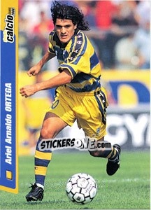 Cromo Ariel Ortega - Pianeta Calcio 1999-2000 - Ds