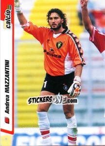 Sticker Andrea Mazzantini - Pianeta Calcio 1999-2000 n. 177 - Ds