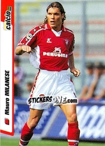 Figurina Mauro Milanese - Pianeta Calcio 1999-2000 - Ds