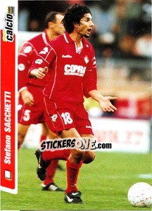 Cromo Stefano Sacchetti - Pianeta Calcio 1999-2000 - Ds