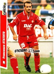 Sticker Francesco Statuto - Pianeta Calcio 1999-2000 - Ds