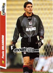 Cromo Paolo Orlandoni - Pianeta Calcio 1999-2000 - Ds