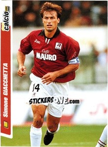 Cromo Simone Giacchetta - Pianeta Calcio 1999-2000 - Ds