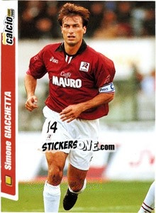 Figurina Simone Giacchetta - Pianeta Calcio 1999-2000 - Ds