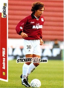 Sticker Andrea Pirlo - Pianeta Calcio 1999-2000 n. 215 - Ds
