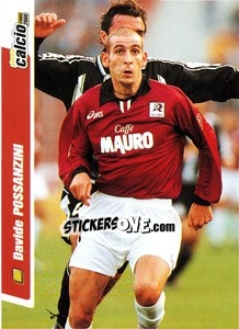 Sticker Davide Possanzini - Pianeta Calcio 1999-2000 - Ds