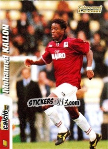 Sticker Mohamed Kallon - Pianeta Calcio 1999-2000 n. 219 - Ds