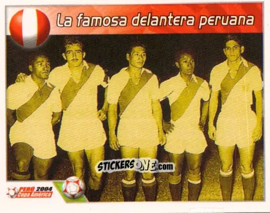 Sticker Juan Bazza / Alberto Terry / Manuel Rivera - Copa América. Perù 2004 n. 12 - Navarrete