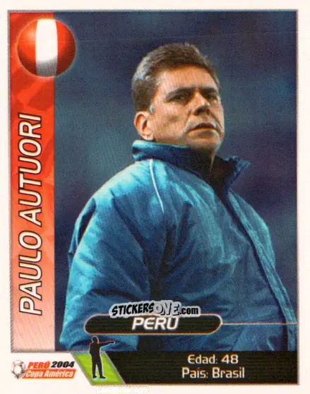Cromo Paulo Autuori - Copa América. Perù 2004 n. 29 - Navarrete