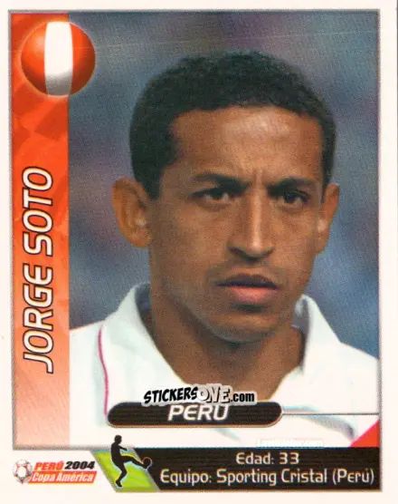 Sticker Jorge Soto - Copa América. Perù 2004 n. 35 - Navarrete