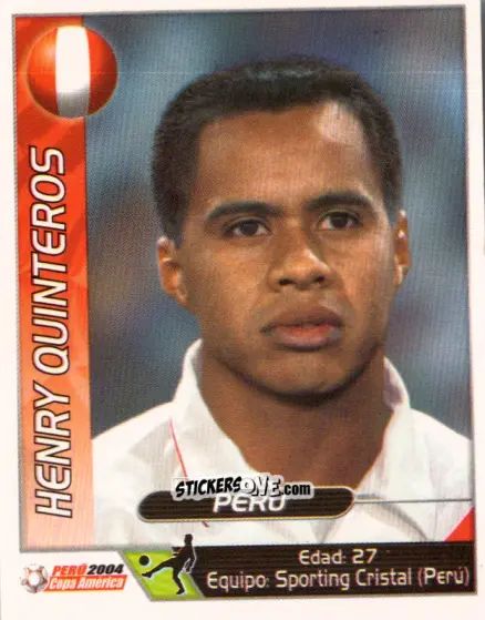 Sticker Henry Quinteros - Copa América. Perù 2004 n. 39 - Navarrete