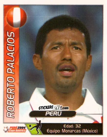 Sticker Roberto Palacios - Copa América. Perù 2004 n. 41 - Navarrete