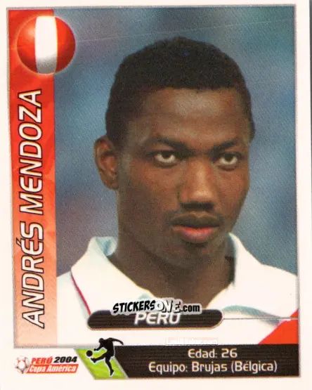 Sticker Andreas Mendoza - Copa América. Perù 2004 n. 43 - Navarrete
