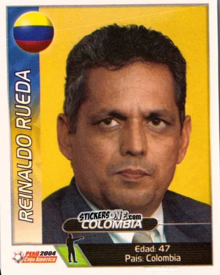 Sticker Reinaldo Rueda - Copa América. Perù 2004 n. 46 - Navarrete